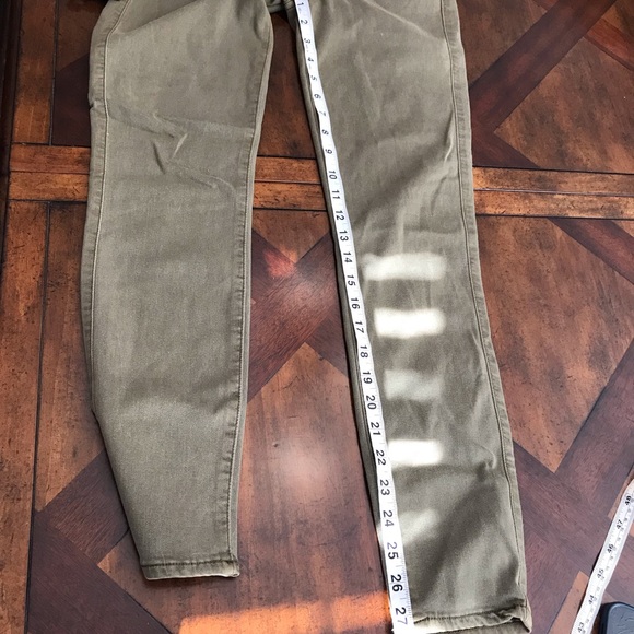 PAIGE Verdugo Ultra Skinny Ankle Jeans Sahara Green size 29 - Picture 9 of 10